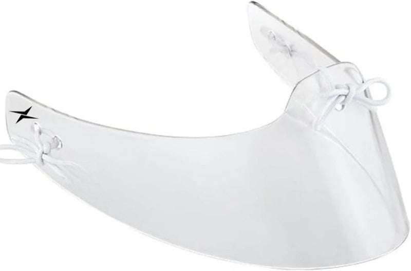 TronX Lexan Clear Anti-Fog/Anti-Scratch Round Style Hockey Goalie Throat Protector - Image 1